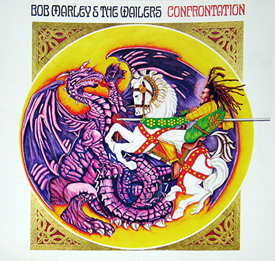 BOB MARLEY & THE WAILERS - Confrontation (EEC) album front cover vinyl record